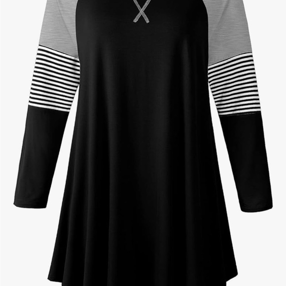 MONNURO long sleeve plus size women tunic shirt - Picture 8 of 8